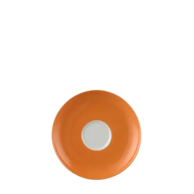 Produktbild von Thomas Sunny Day Untertasse für Espressotasse 80ml, Porzellan, Orange, Spülmaschinenfest, 12 cm, 14721