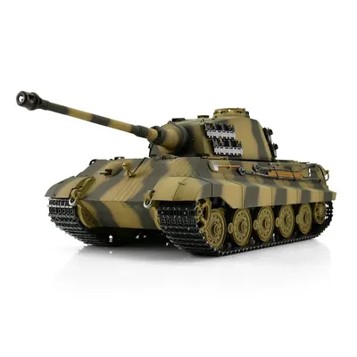 Productafbeelding van Torro 11709-CA - 1/16 RC Königstiger, camouflage, rookeffect - Nieuw