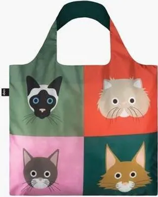 Produktbild von Loqi Tasche mit Katzen-Motiv