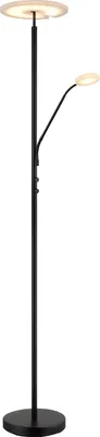 Produktbild von Globo Lighting Deckenfluter Metall schwarz matt, LED