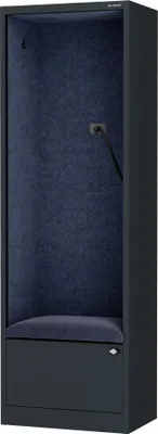 Produktbild von JAN NOWAK Akustikkabine Telefonkabine Meetingkabine SALLY MentalBox Navy Blue 60 cm