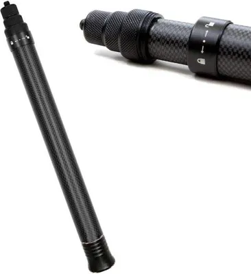Immagine prodotto di Selfie stick in fibra di carbonio da 15 m per Insta360 One X3-X2 ultraleggero - Compatibile con GoPro 9, 8 e 7 - GoPro Dog