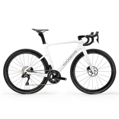 Produktbild von ROCKBROS PGZ-RH Rennrad 700C Carbon Frame mit 24 Gang(2*12) Shimano 105 R7120 Weiß L