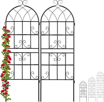Immagine prodotto di Supporti per piante Famanu, design vintage, set da 2 pezzi