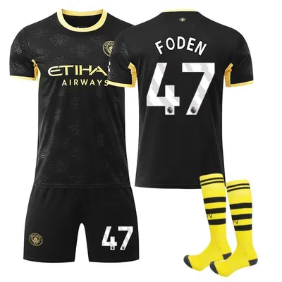 Produktbild von #47 FODEN Man City away game,26-27 football jersey for Kids and Adults SIZE:26