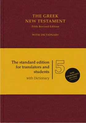 Immagine prodotto di The Greek New Testament. Mit griechisch-englischem Wörterbuch