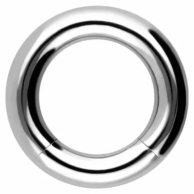 Produktbild von Intim-Piercing, Septum Piercing Chirurgenstahl Segmentring Silber Innendurchmesser: 16mm + Stabstärke: 5mm