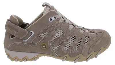 Produktbild von Allrounder Sneaker Niwa 44/12, Velourleder mit offenem Mesh, Beige, Fußbett zum Wechseln 37