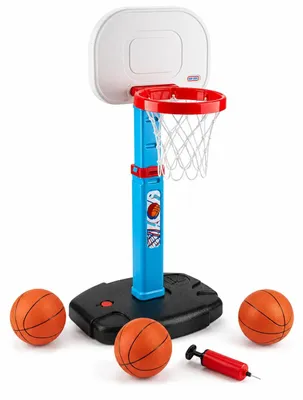 Basketballkorb für Kleinkinder, 5-fach höhenverstellbar, mit 3 Bällen