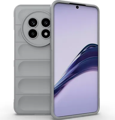 Immagine prodotto di Custodia per Realme 13 Pro/Realme 13 Pro+ Custodia protettiva in silicone TPU morbido antiurto Grigio