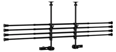 Produktbild von Hundegitter für den Kofferraum, Trenngitter für Hunde 32-55CM * 80-145CM, Universelles Kofferraumgitter, keine erneute Montage erforderlich