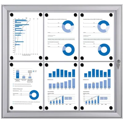 Produktbild von Showdown Displays Schaukasten S alu 6x DIN A4
