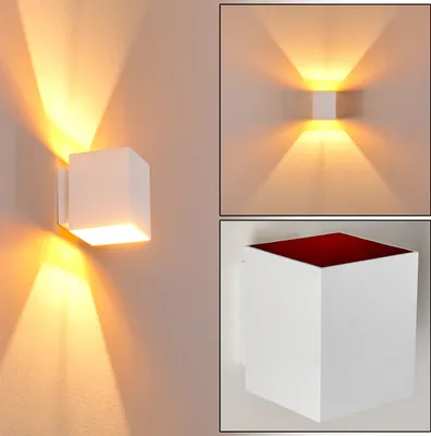 Produktbild von Albe »Albe« Wandlampe aus Metall in Weiß/Gold