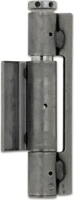 Produktbild von Schwarte Federband Türband für Stahltür und Feuerschutztür 25,3 x 160 mm Stahl blank