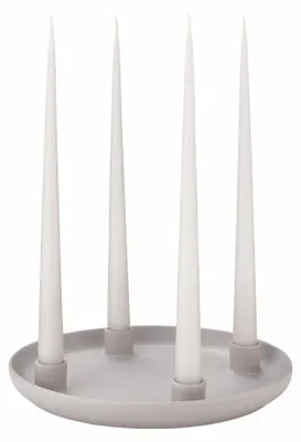 Produktbild von Blomus Kerzenhalter -VELA- Farbe Satellite Größe L Form rund Ø 27 cm, 67152, Shop Exclusive