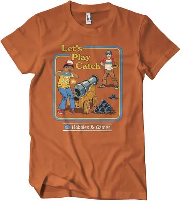 Produktbild von Let's Play Catch T-Shirt - X-Large - BurntOrange