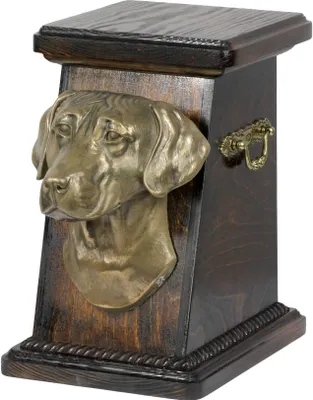 Image de Rhodesian Ridgeback - Urne funéraire pour chien, urne élégante avec statuette, urne commémorative avec buste de chien de la marque Art-Dog.
