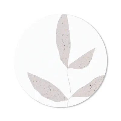 Produktbild von MuchoWow® Mauspad Mousepad Blätter - Design - Pastell 20x20 cm - Mousepads - Maus Mat - Pad - Mausunterlage - Schreibtischmatte