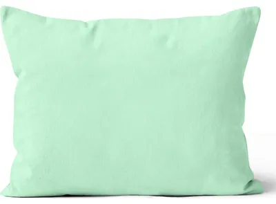 Imagen del producto de Funda de almohada de microfibra, 50x70 cm, color menta