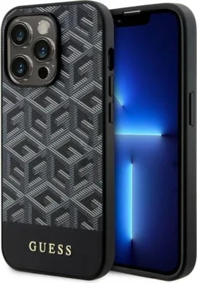 Image de Guess Guhmp14Lhgcfsek Iphone 14 Pro 6.1Czarny/Noir Hardcase Gcube Stripes Magsafe