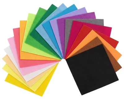 Imagen del producto de 20 láminas de fieltro de colores, 20 colores