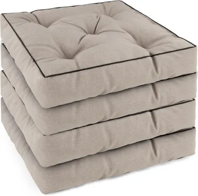 Produktbild von Stuhlkissen 4er Set 45x45 cm, 9 cm dick