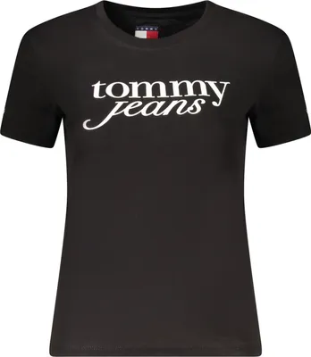 Produktbild von TOMMY HILFIGER KURZARM-T-SHIRT DAMEN SCHWARZ : Farbe - Schwarz, Größe - S Größe: S Farbe: Schwarz