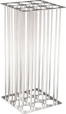 Produktbild von Bechereinsatz für Abfallbehälter Haiti mit Hebedeckel / Pedaleimer | 110 Liter, HxBxT 68x32x32cm | Silber