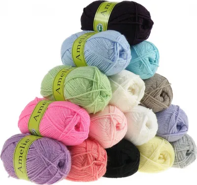 Produktbild von Strickgarn Amelie, 50g Knäuel, perfekt für Baby- und Kindermode, Farbe:flieder