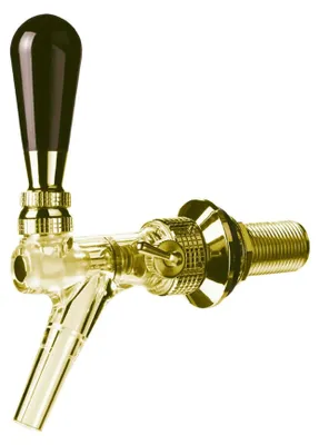 Immagine prodotto di Rubinetto spillatore birra - con compensatore modello Speedy X trasparente, color oro