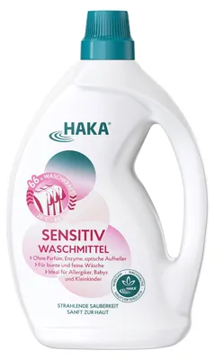Produktbild von HAKA Sensitiv Waschmittel 2l geeignet für Allergiker & Babys