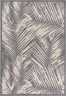 Obrázek produktu pro Mazovia Koberec Béžový Venkovní Koberec Rostlinný - Balkon, Terasa, Terasa, Pavilon - Nízký Fleece - Obdélník - Motiv Rostlinný - 140x200 cm