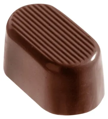 Productafbeelding van Chocoladevorm - ovaal, gestructureerd