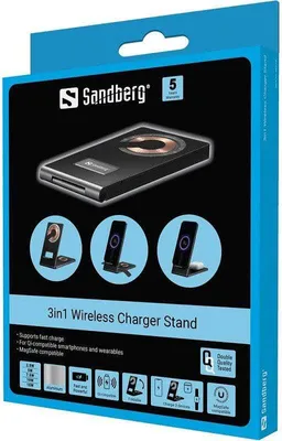 Immagine prodotto di Sandberg 3in1 Wireless Charger Stand