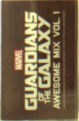 A cassette tape cover for Guardians of the Galaxy Awesome Mix Vol. 1.