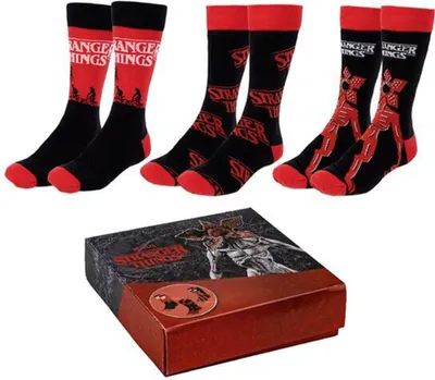 Zdjęcie produktu dla Cerda Stranger Things skarpetki 3 pary czerwony EU 40-46 czerwony EU 40-46