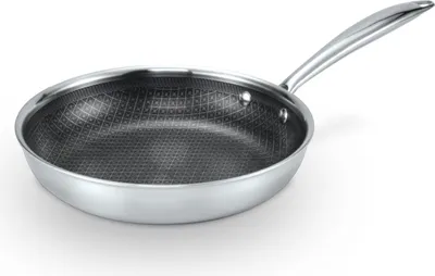 Produktbild von Livington Titan Pan 24 cm - Edelstahl Bratpfanne -  Backofenfeste Pfanne