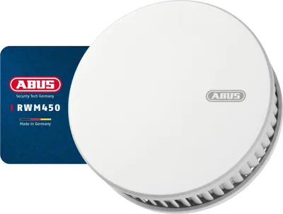 Produktbild von ABUS Funk-Rauch- und Hitzemelder inkl. 12 Jahres-Batterie, inkl. Magnetbefestigung, vernetzbar ABUS