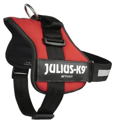 Productafbeelding van Trixie Julius-K9 Powerharnas, maat 2/L-XL: 71-96 cm, rood