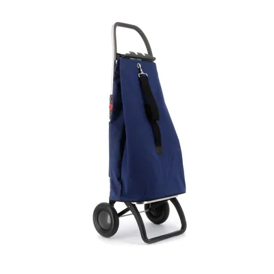 Produktbild von Rolser Einkaufstrolley Eco Sak 2L, Marine, abnehmbarer Rucksack, faltbares Aluminium-Gestell