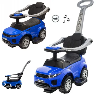 Image de COIL voiture à pousser, 614W toboggan, baby toboggan, véhicule à pousser, à partir de 12 mois, bleu