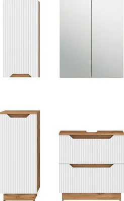 Immagine prodotto di Set di mobili da bagno Vicco Lotta Bianco 4 parti, Model 59457