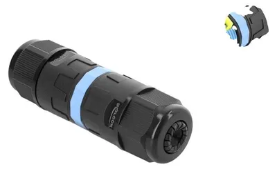 Produktbild von Delock Kabelverbinder mit Klemmverbindung 3 Pin,