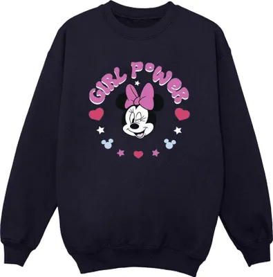 Produktbild von Disney - "Girl Power" Sweatshirt für Damen BI29156 (M) (Marineblau)