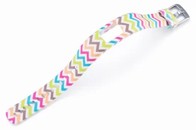 Produktbild von By Qubix Silikon-Sportarmband - Multicolor - passend für Garmin Vivofit 4