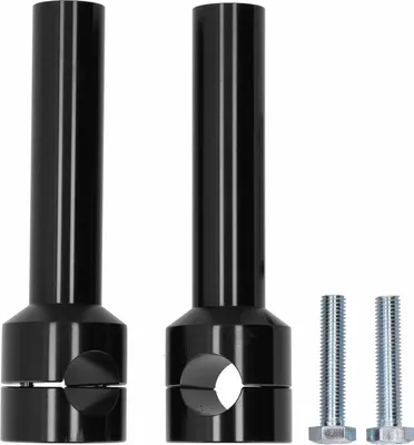 Produktbild von 2pcs 25mm Lenkerstab Risers Mount Klemmadapter Kit Aluminiumlegierung Motorradmodifikationsblack