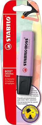 Image de Surligneurs - STABILO BOSS ORIGINAL Pastel - Stylo simple - L'éclat du violet