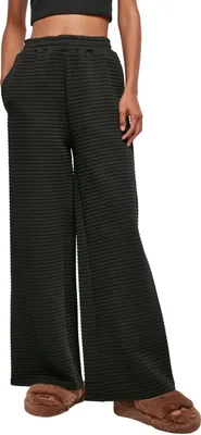 Produktbild von Urban Classics Ladies - Quilted Wide Leg Sweatpants - S