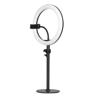 Zdjęcie produktu dla Lampa pierścieniowa Ring light 10' 8W led czarna