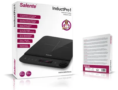 Produktbild von Salente InductPro1, indukční vařič, jednoplotýnkový, černý